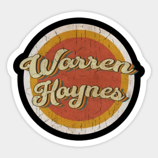 circle vintage Warren Haynes Sticker